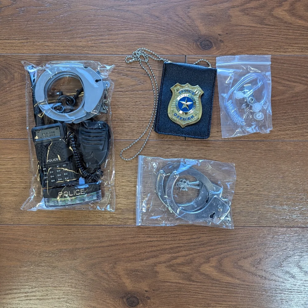 Police Accessory Kit Ages 3+ OSFM Cosplay Costume Pretend Play